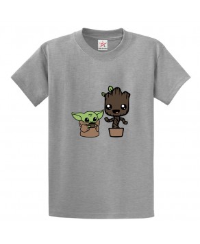 Funny Animated Plant Cartoon Unisex Kids and Adults T-Shirt